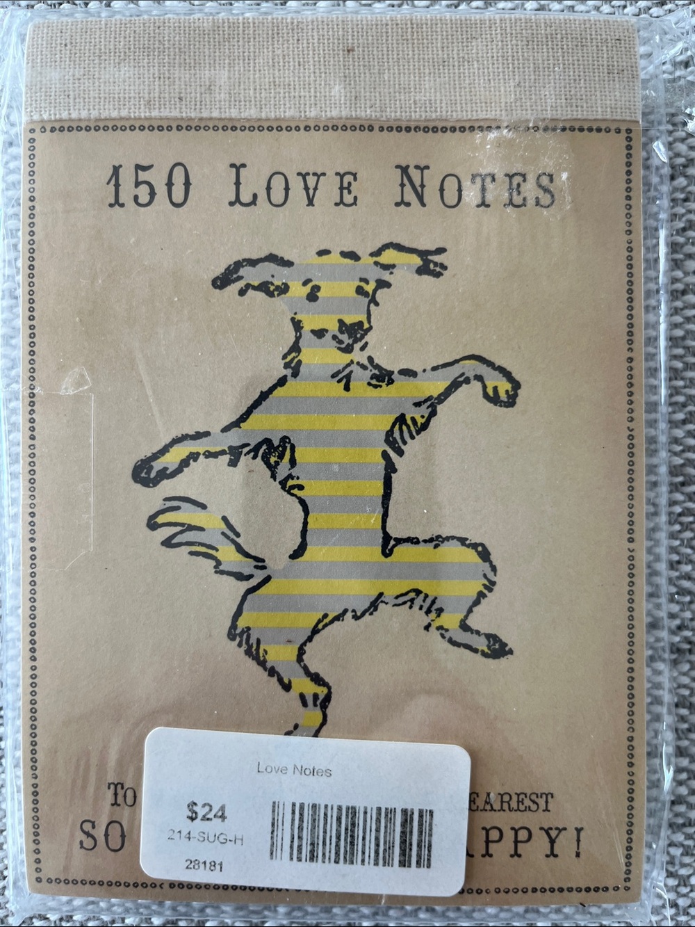 New Sugarboo & Co 150 Happy Love Notes Letters Art Book Mail Decor Junk Journal